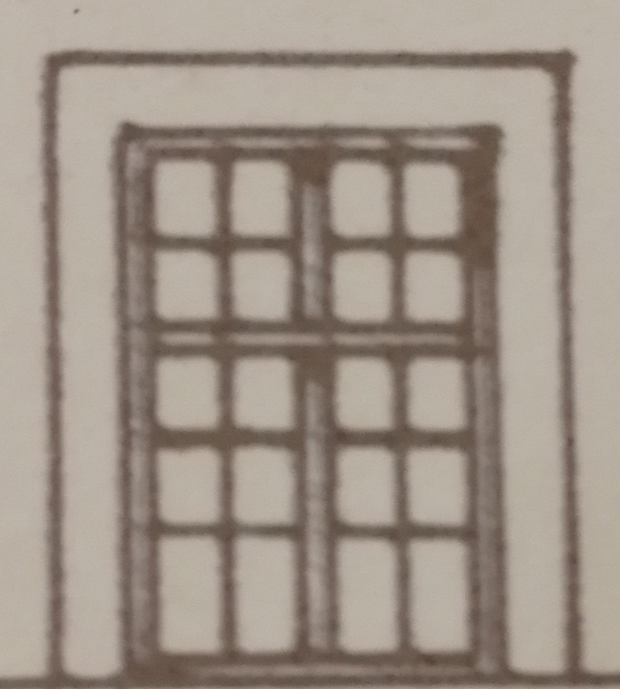 Bauzeitliche Optik der Fenster der Franzosenbauten